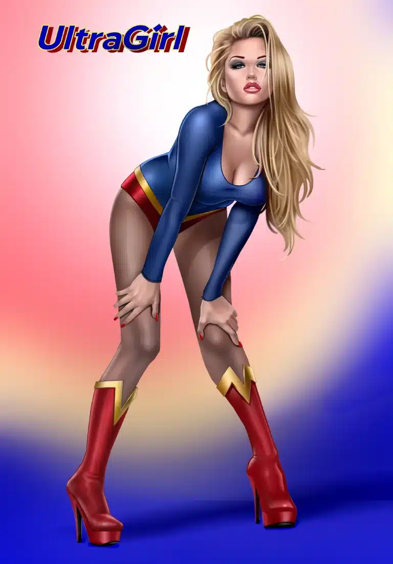 UltraGirl art commission by Keith Garvey