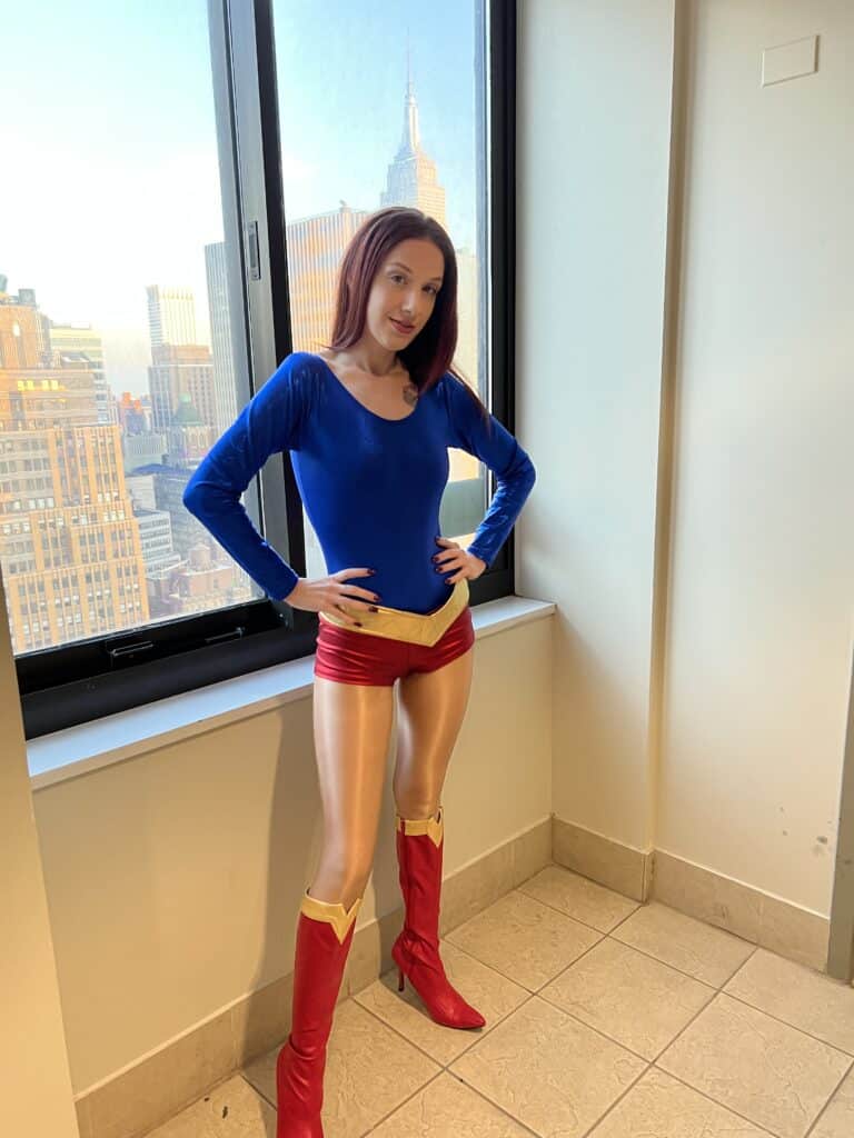 Tara Tied as UltraGirl