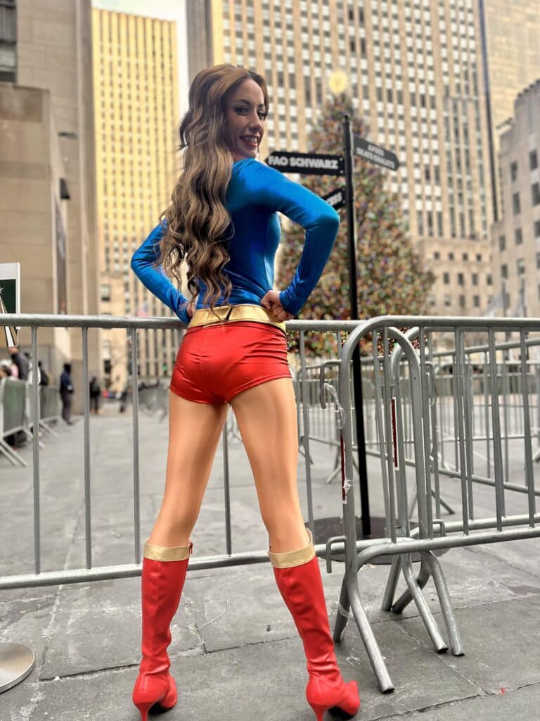 Christmastime in New York with Ama Rio as UltraGirl