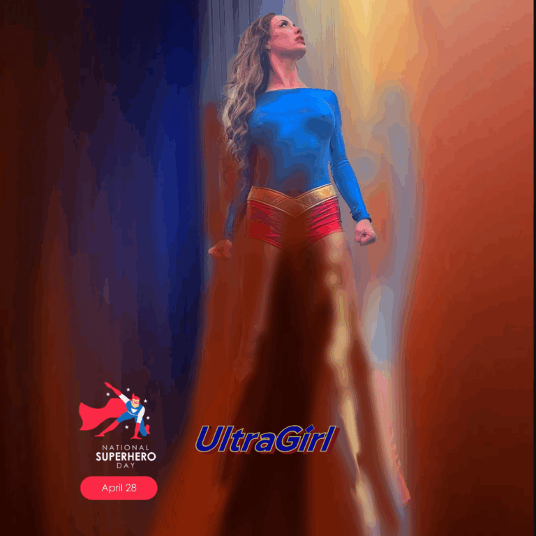 Happy National Superhero Day from UltraGirl!