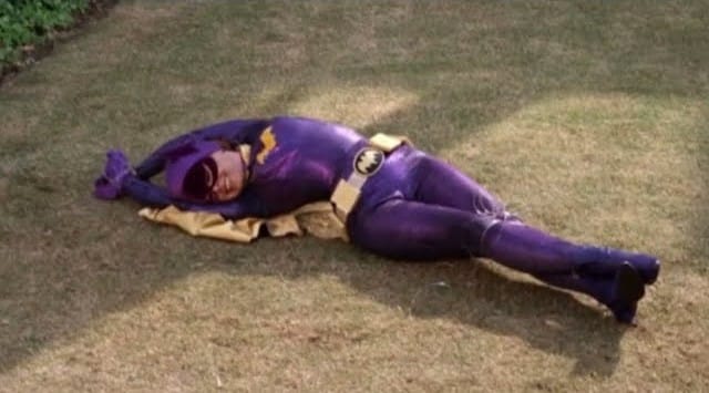 Batgirl Siamese Human Knot scene